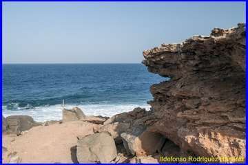 Las coladas de la costa sur de Telde datan de hace 3,8 millones de años (Foto Ildefonso Rodríguez)